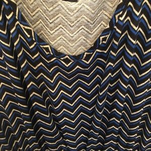 Chevron stripe dress